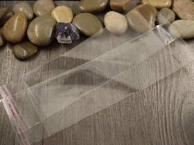 Sellofaanipussi reiällä, 21.5x6cm, kirkas, 1kpl