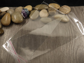 Sellofaanipussi reiällä, 21.5x8cm, kirkas, 1kpl