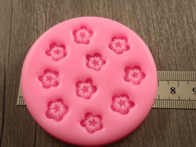 Silikonimuotti kukat, 65mm, 1kpl