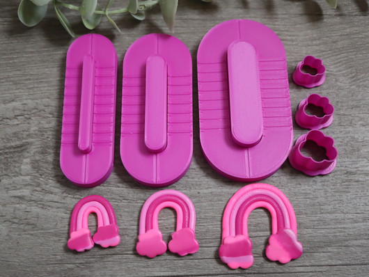 Sateenkaari työväline + pilvimuotti, 1kpl