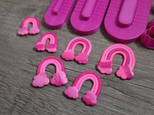 Sateenkaari työväline + pilvimuotti, 1kpl