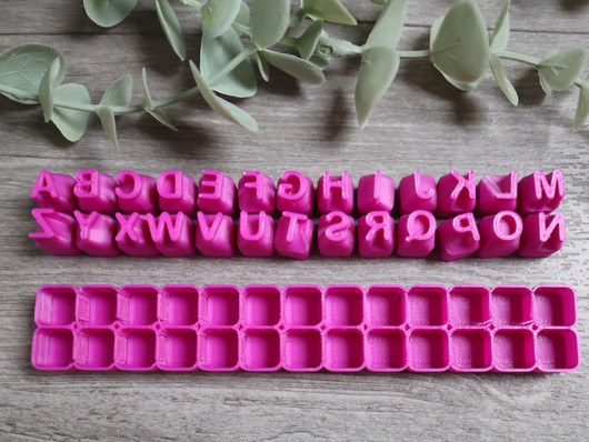 Leimasinsetti isot kirjaimet, 6mm/ 7mm/ 8mm, 1 setti