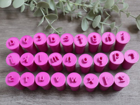 Leimasin pienet kirjaimet 10mm, 1kpl