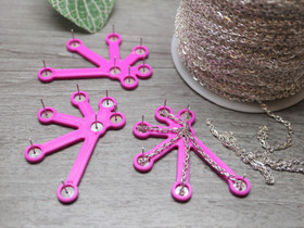 Ketjun mittausväline, 6x4cm, 1kpl