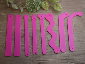 Korvakorun esittelytikut, 12cm,  1 setti