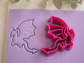 Muotti lohikäärme, 50mm, 1kpl