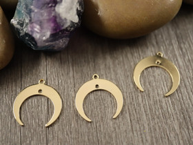 Kuuriipus/ linkki, 19x18mm, 24K/kulta, 1kpl