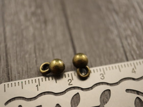 Palloriipus, 8x5mm, pronssi, 1kpl