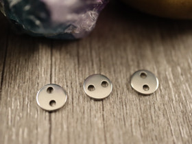 Ympyräriipus/ linkki, 6mm, kromi, 1kpl