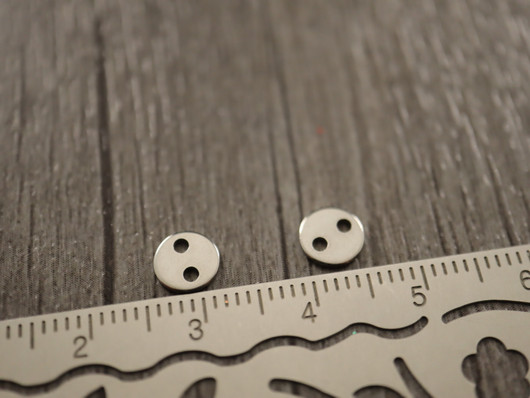 Ympyräriipus/ linkki, 6mm, kromi, 1kpl