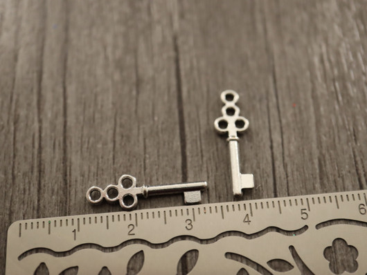 Avainriipus, 7x22mm, kromi, 1kpl
