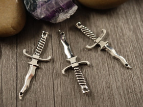 Miekkariipus/ linkki, 40x16mm, kromi, 1kpl