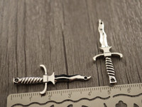 Miekkariipus/ linkki, 40x16mm, kromi, 1kpl