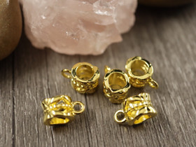 Riipuspidike, 12x6mm, kulta, 1kpl