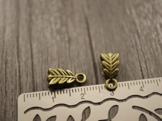 Riipuspidike, 7x5mm, pronssi, 1kpl