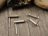 Korvakorutappi lenkillä, 13x3mm, rst, 1pari
