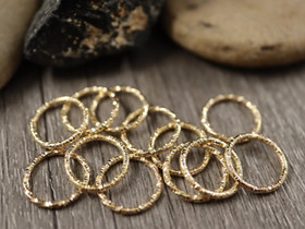 Välirengas kierre, 12x1.1mm, avattava, vaaleakulta, 20kpl