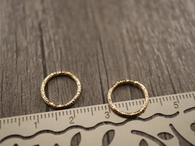 Välirengas kierre, 12x1.1mm, avattava, vaaleakulta, 20kpl