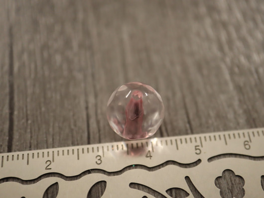 Akryylihelmi fasetoitu, 12mm, mixsetti, 10kpl