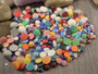Puolihelmi lajitelma, 2-12mm, mixsetti, 50g