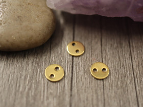 Ympyräriipus/ linkki, 6mm, kulta, 1kpl