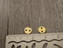 Ympyräriipus/ linkki, 6mm, kulta, 1kpl