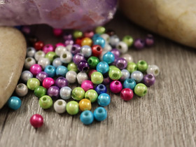 Heijastava helmi, 4mm, mixsetti, 100kpl