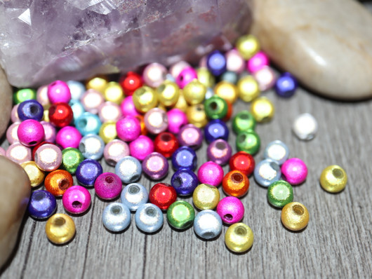 Heijastava helmi, 5mm, mix setti, 100kpl 