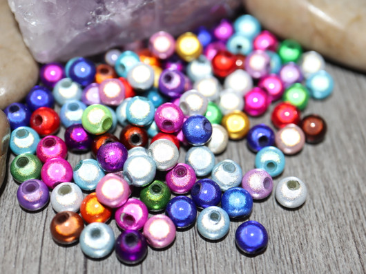 Heijastava helmi, 6mm, mix setti, 100kpl