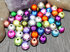 Heijastava helmi, 8mm, mix setti, 50kpl