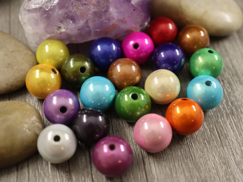 Heijastava helmi, 14mm, mixsetti, 20kpl