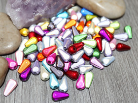 Heijastavahelmi, 10x6mm, mix, 100kpl