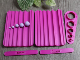 Helmirullaaja, 4mm6mm/8mm/10mm/12mm+mittausvälineet, 1kpl