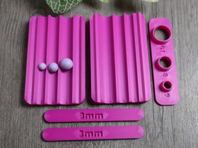 Helmirullaaja, 6mm/8mm/10mm+mittausvälineet, 1kpl