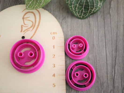 Muotti nappi, 20mm/25mm/30mm, 1kpl