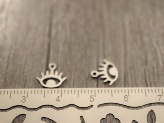 Silmäriipus, 9x10mm, rst, 1kpl