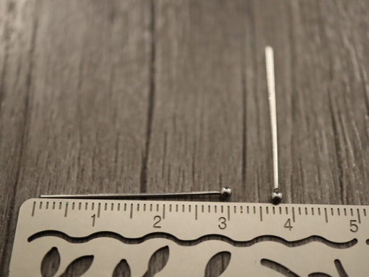 Korupiikki pallopää, 30x0.6mm, rst, 50kpl