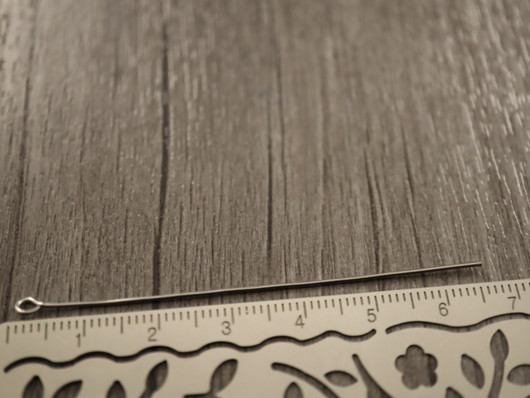 Korupiikki silmukka, 65x0.7mm, rst, 20kpl