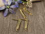 Korvakorutappi palkki, 18x3mm, 18K/rst, 1pari