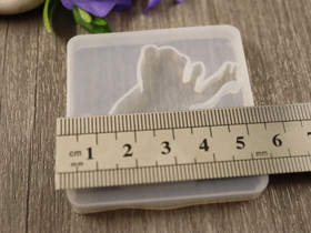 Silikonimuotti kissa, 52x52x6mm, 1kpl