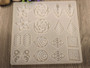Silikonimuotti korunosat, 138x135x5.5mm, 1kpl