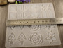 Silikonimuotti korunosat, 138x135x5.5mm, 1kpl