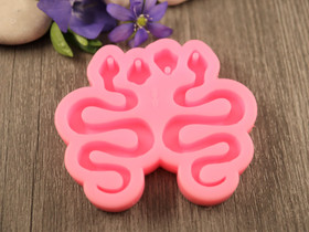 Silikonimuotti käärme, 55x65x9mm, 1kpl