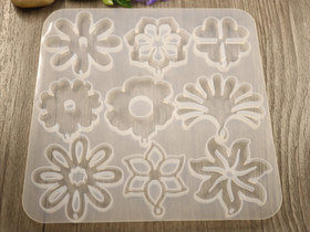 Silikonimuotti kukka, 133x131x4.5mm, 1kpl