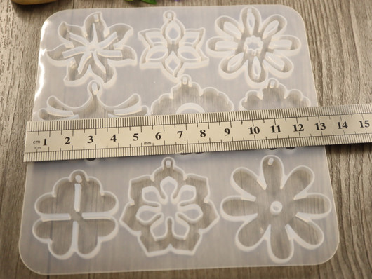 Silikonimuotti kukka, 133x131x4.5mm, 1kpl