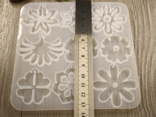 Silikonimuotti kukka, 133x131x4.5mm, 1kpl