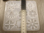 Silikonimuotti kukka, 133x131x4.5mm, 1kpl