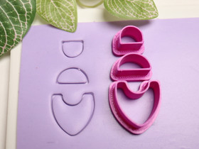 Muottisetti kuviot, 50mm/60mm/70mm, 1setti