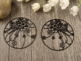 Kukkariipus, 30mm, musta, 1kpl