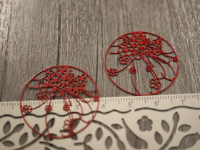 Kukkariipus, 30mm, punainen, 1kpl